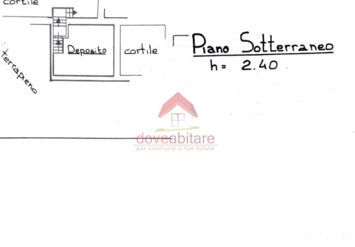 piano interrato - deposito di circa 15 Mq. 