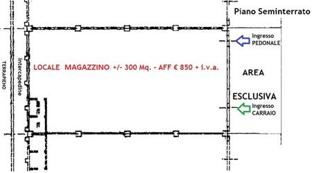 Pinerolo MAGAZZINO con uffici e wc area parcheggio